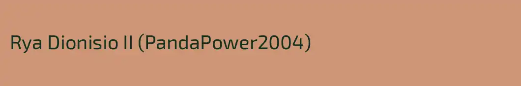 Rya Dionisio II (PandaPower2004)